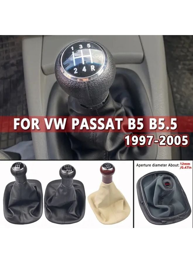 غطاء الغبار لمقبض ناقل الحركة السرعة R6 البيج لفولكس فاجن باسات B5 B5 5 1997 2005 - Image 1